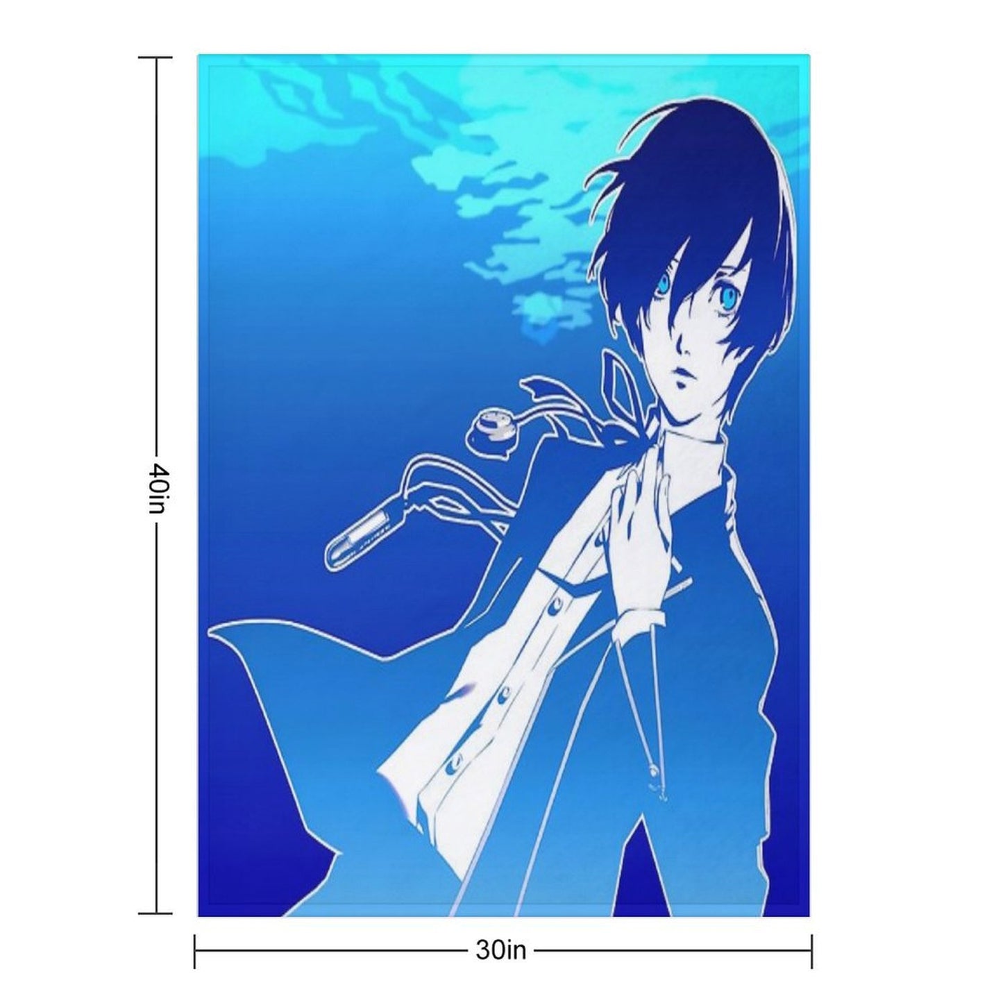 Makoto - Persona 3 Comfort Throw Blanket