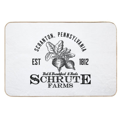Bed Breakfast Beets - Schrute Farms  Slip-Resistant Bath Mat