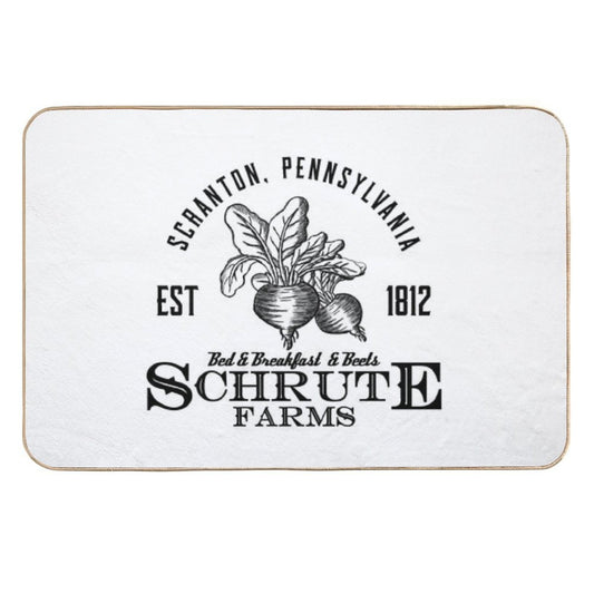 Bed Breakfast Beets - Schrute Farms  Slip-Resistant Bath Mat