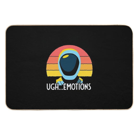 Murderbot Diaries Ugh...Emotions  Odorless Bath Mat