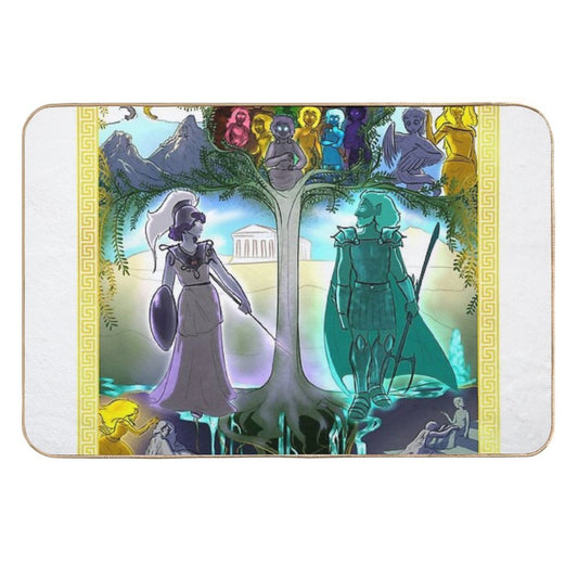 Athena's Tapestry  Eco-Friendly Bath Mat