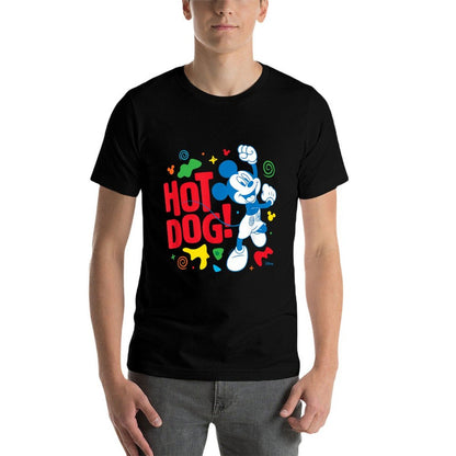 Mickey  Friends- Hot Dog Mickey  Vintage-inspired T-Shirt