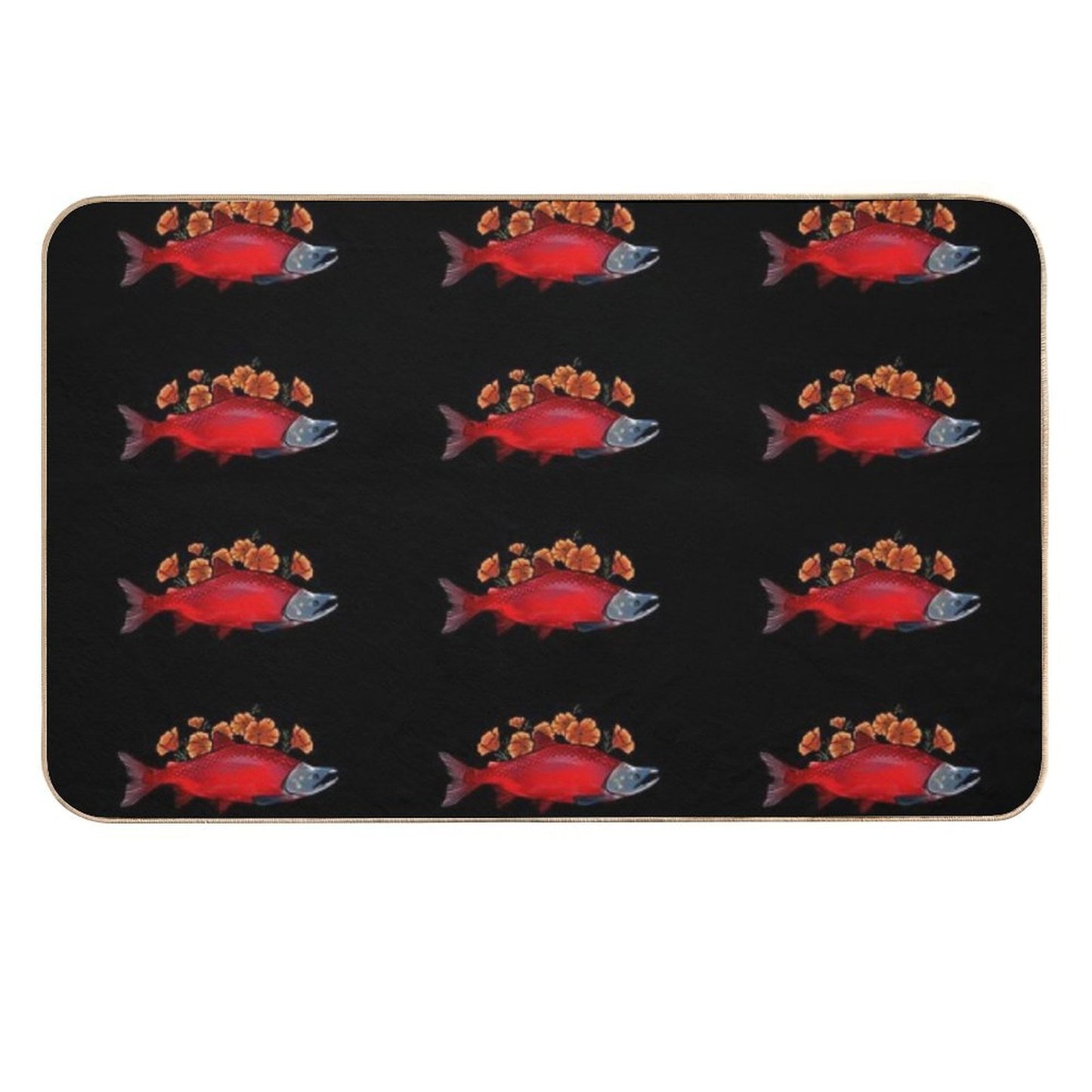 Salmon Without CCC Logo  Versatile Bath Mat
