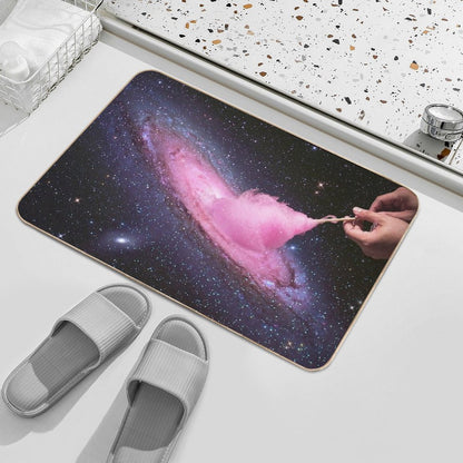 Cosmic Cotton Candy - Pink Stardust  Dirt-Trapping Bath Mat
