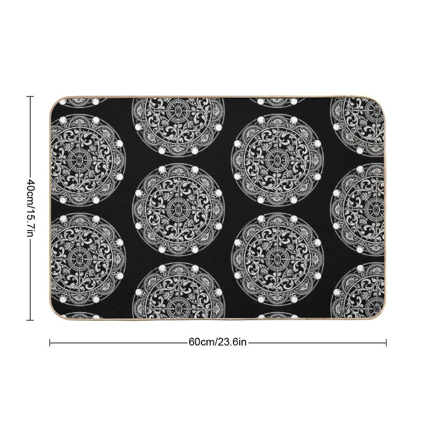 EP.  HYPNOTICSKULL III  Dirt-Trapping Bath Mat