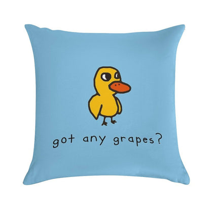 Got Any Grapes Soft Ultra-Soft Texture Throw Pillow
