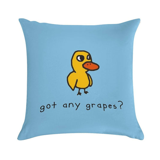 Got Any Grapes Soft Ultra-Soft Texture Throw Pillow