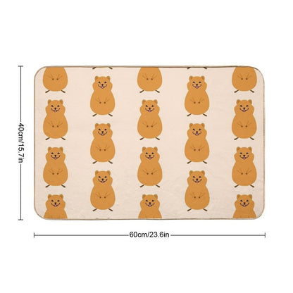 Cute Quokka  Anti-Trip Bath Mat