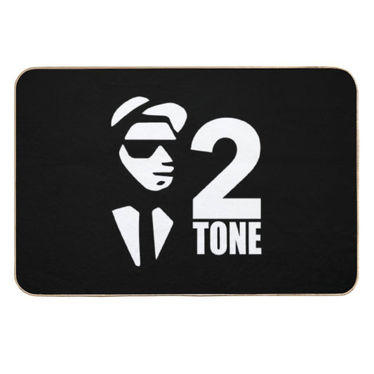 2 Tone  Slip-Resistant Bath Mat
