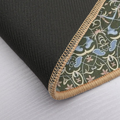 Arabic Ornate Square Pattern  Multi-Purpose Bath Mat