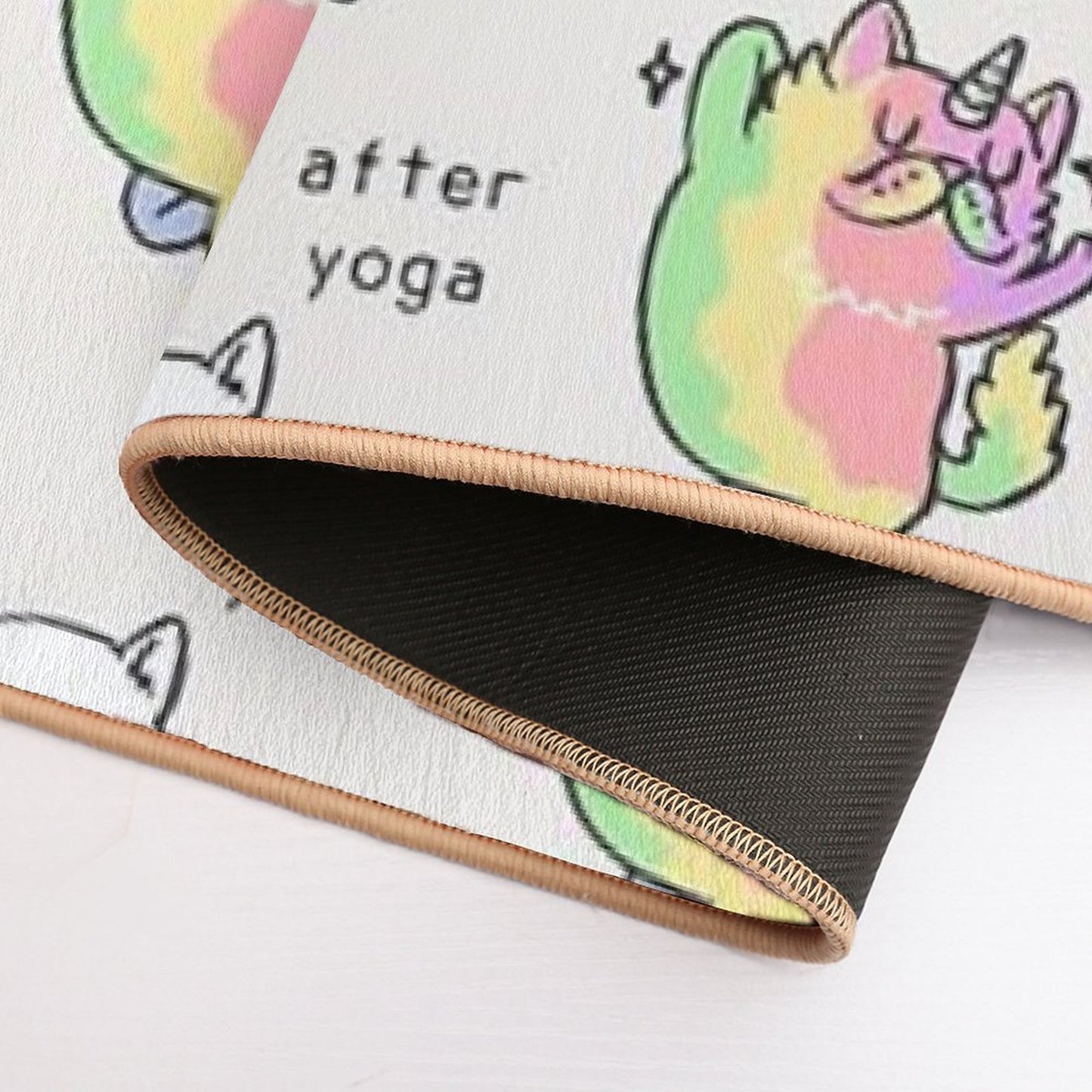 Persian Cat After Yoga  Non-Slip Bath Mat