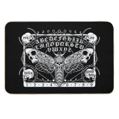 Death Moth Spirit Board  Stain-Proof Bath Mat