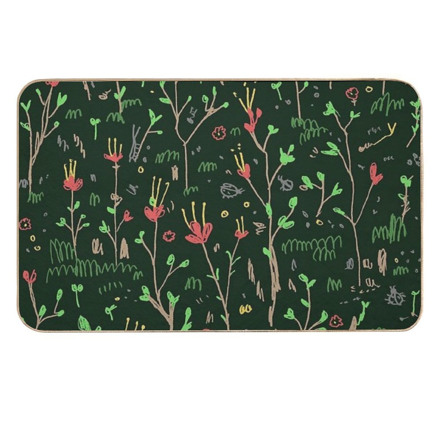 Woodland Floor  Rapid-Drying Bath Mat