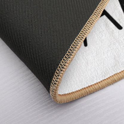 Get Naked White  Slip-Resistant Bath Mat