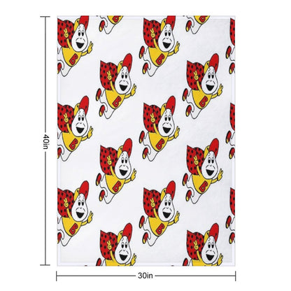Berties Beetles Vintage Logo All-season Throw Blanket