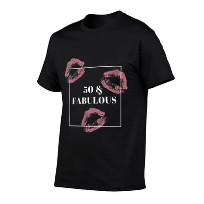 Womens 50 And Fabulous - 50th Birthdays for Women  Polyester Blend T-Shirt