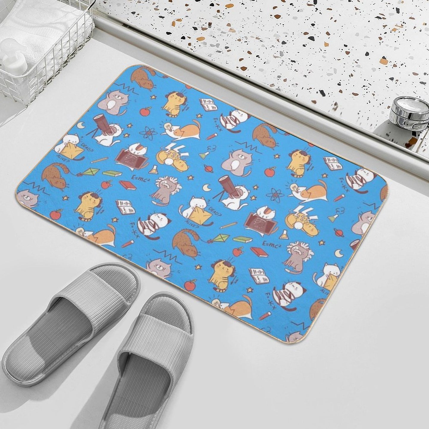 Science Kittens  Versatile Bath Mat
