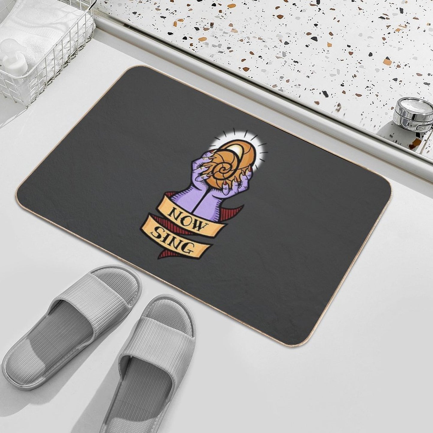 Now, Sing!  Long-Lasting Bath Mat