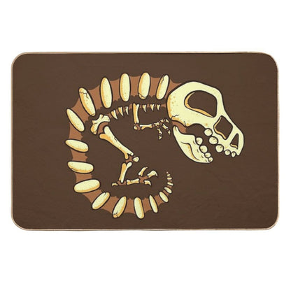 Dino Fossils  Fade-Resistant Bath Mat