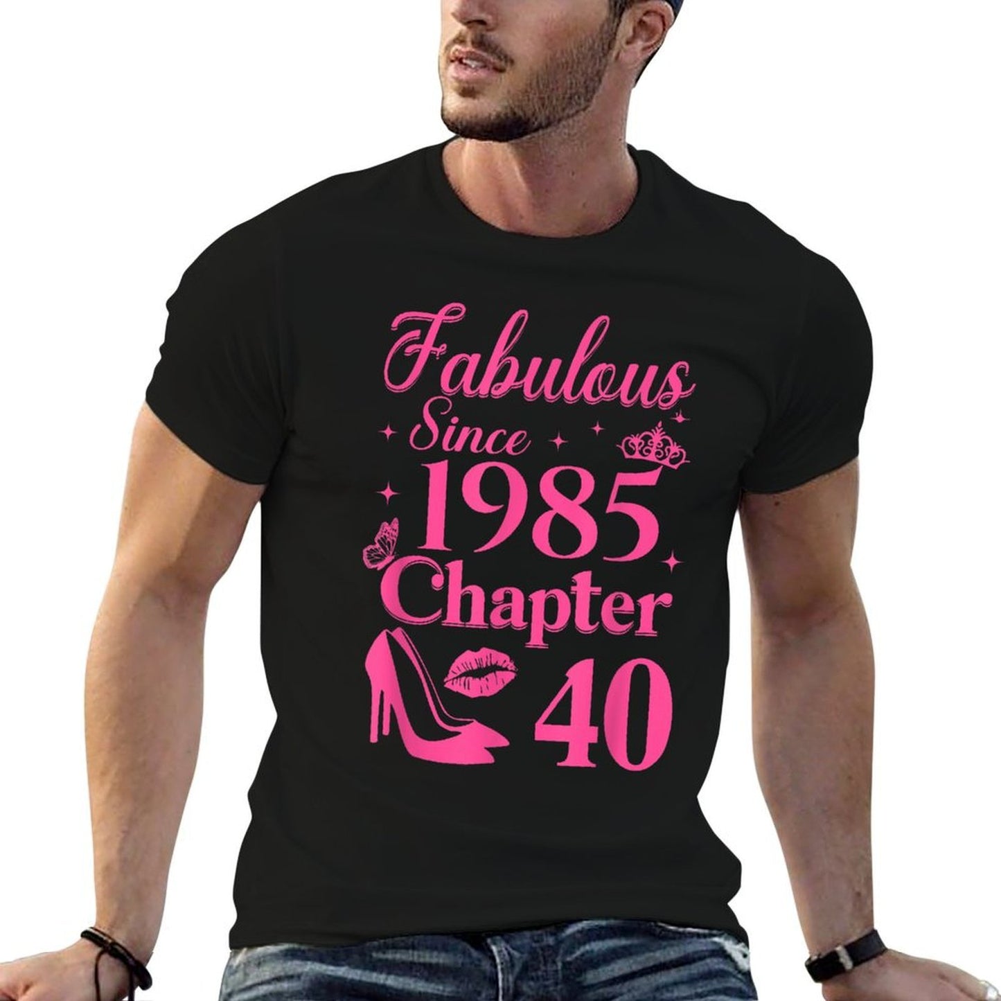 Chapter 40 Fabulous Since 1985 40th Birthday  Durable T-Shirt