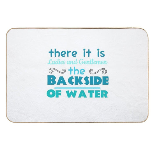 The Backside of Water-jungle Cruise  Versatile Bath Mat