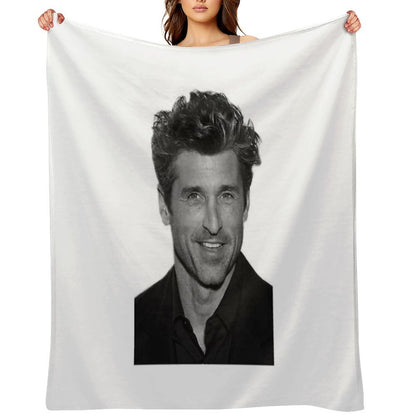 Patrick Dempsey Sustainable Throw Blanket