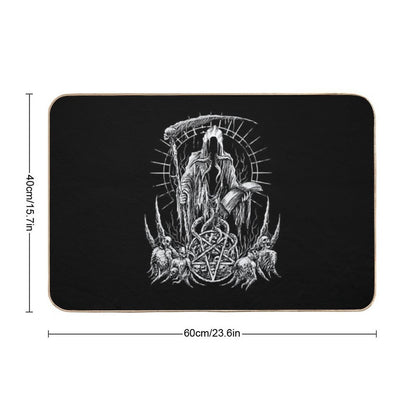 Demonic Grim Reaper  Long-Lasting Bath Mat