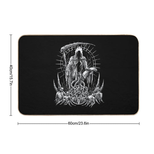 Demonic Grim Reaper  Long-Lasting Bath Mat