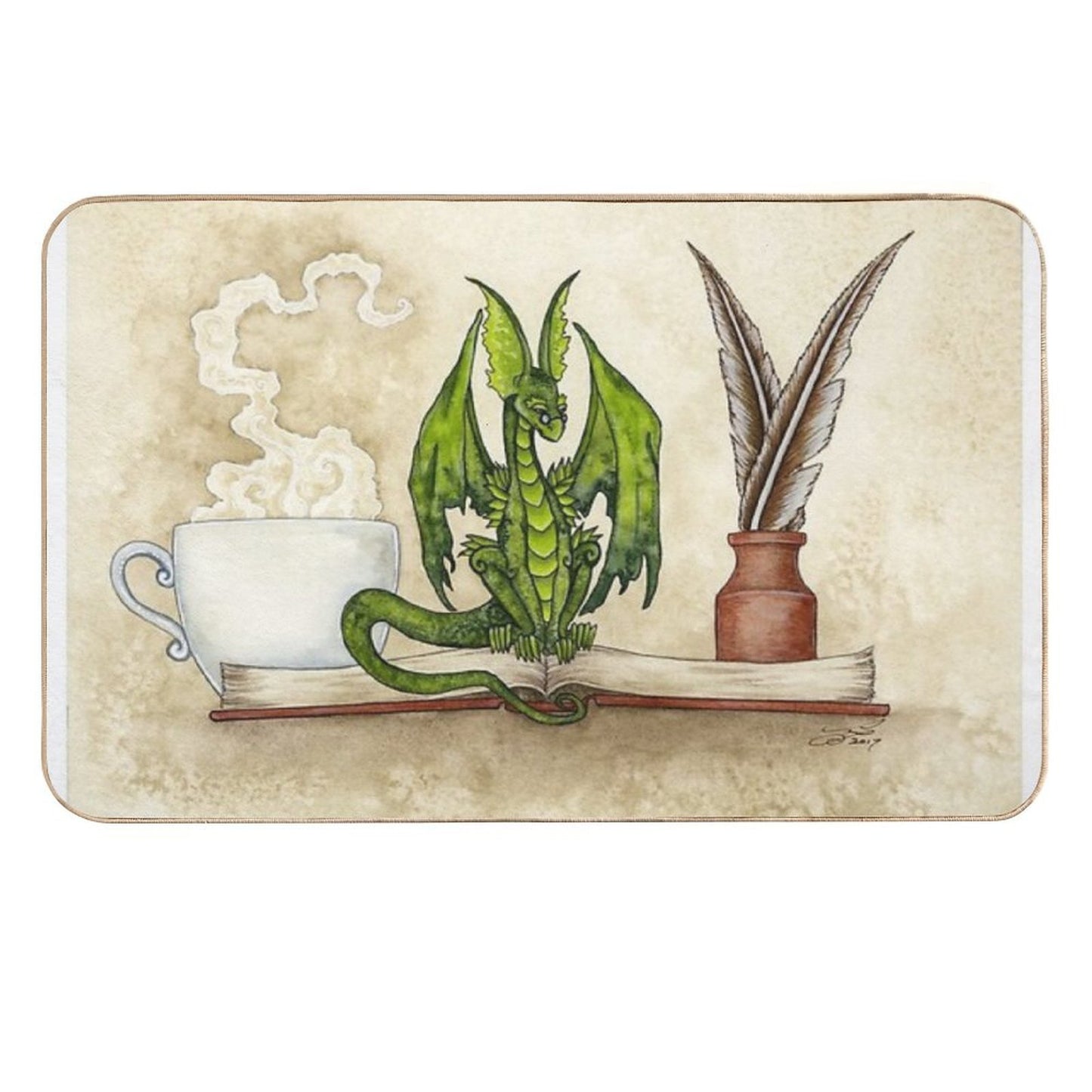 The Scholar  Pet-Safe Bath Mat