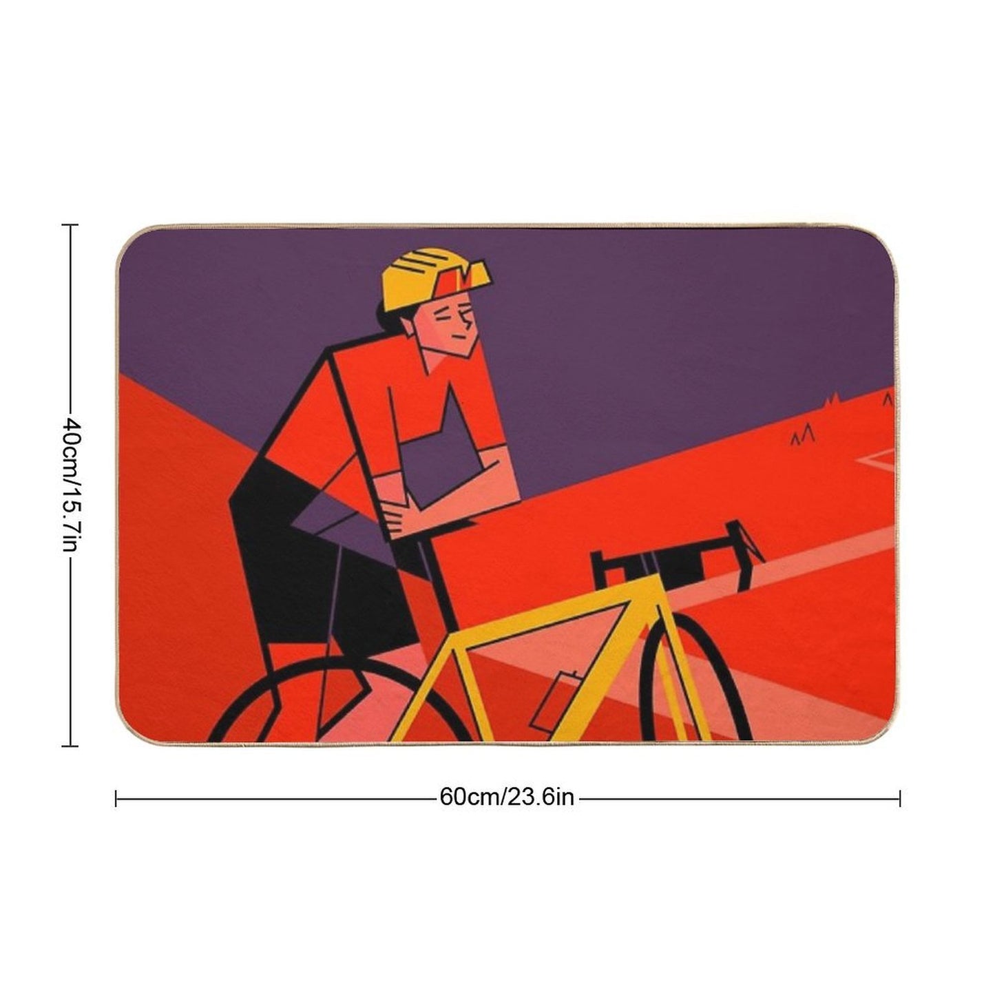 Gravel Bike  High-Traffic Bath Mat