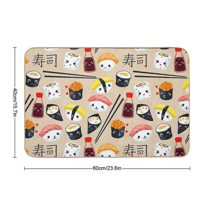 Kawaii Sushi  Toxin-Free Bath Mat