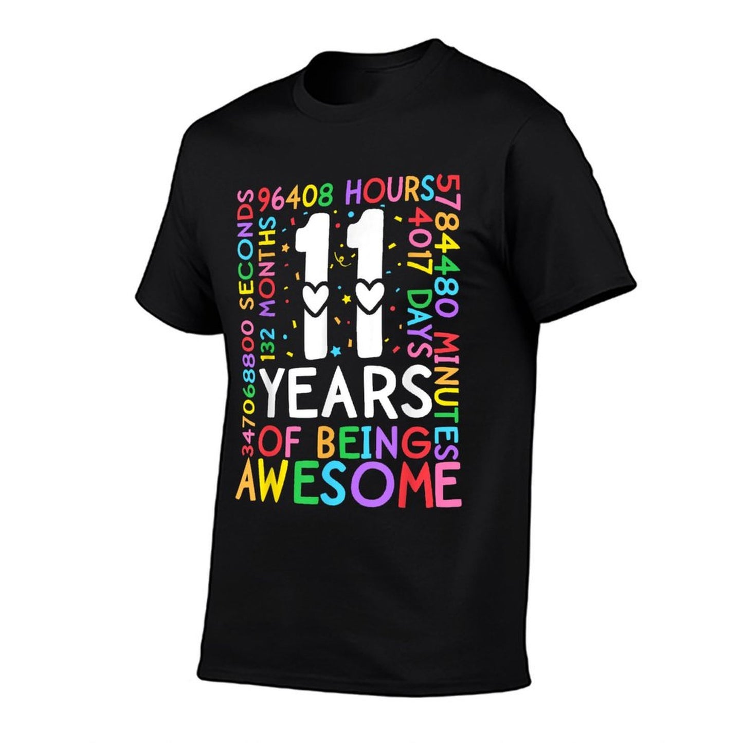 11 Years Of Being Awesome 11th Birthday Party 132 Months  Classic T-Shirt