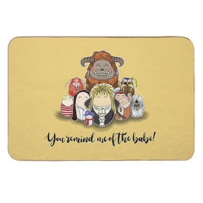 You Remind Me of The Babe  Eco-Friendly Bath Mat