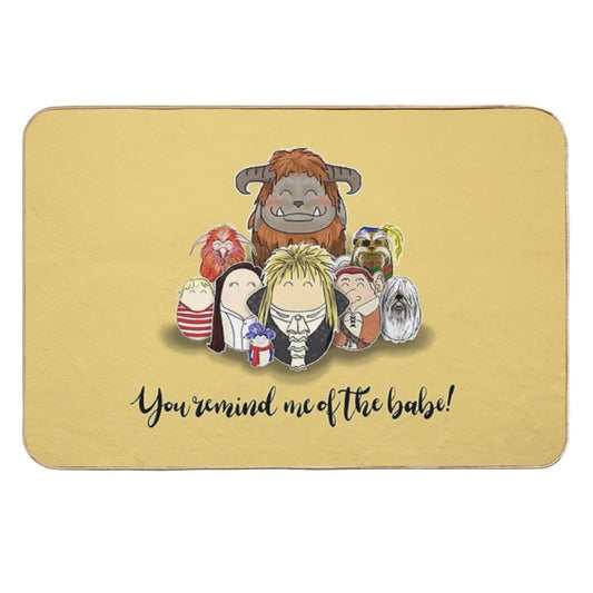 You Remind Me of The Babe  Eco-Friendly Bath Mat