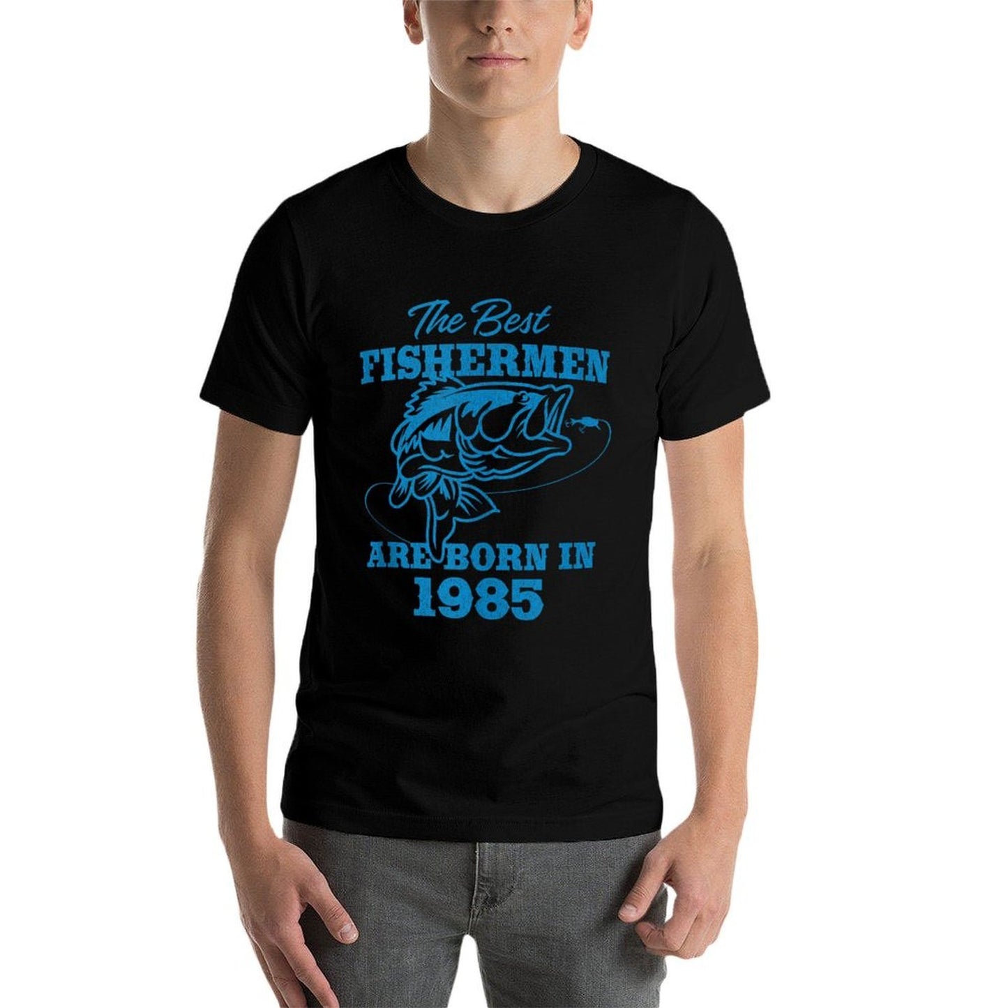 Mens 40 Year Old Fisherman Fishing 1985 40th Birthday  Eco-friendly Material T-Shirt