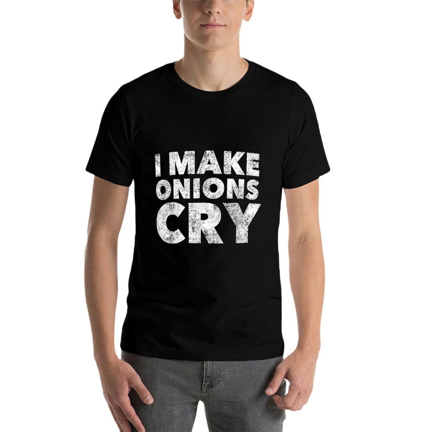 Funny Cook T Shirt I Make Onions Cry Culinary Idea  Rolled Sleeves T-Shirt