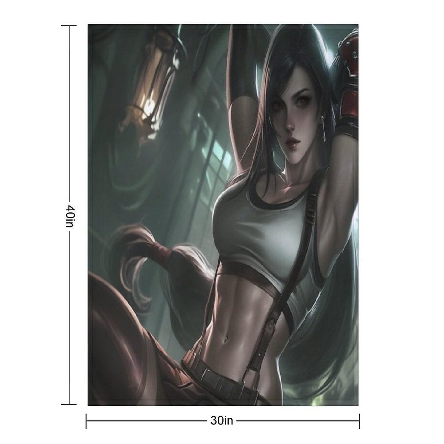 Tifa Lockhart - 92 Lightweight Throw Blanket
