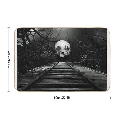 End of The Line  Fade-Resistant Bath Mat