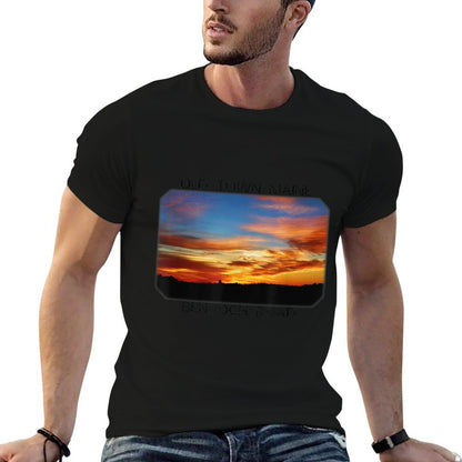 Old Town, Maine Magic Hour Early Morning Twilight Sky  Breathable T-Shirt