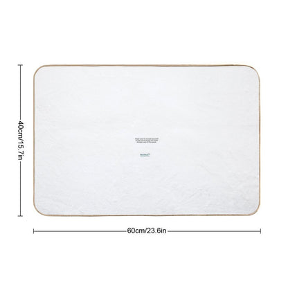Self-Care Reminder – “Include Yourself” Bold Text Note  Anti-Trip Bath Mat