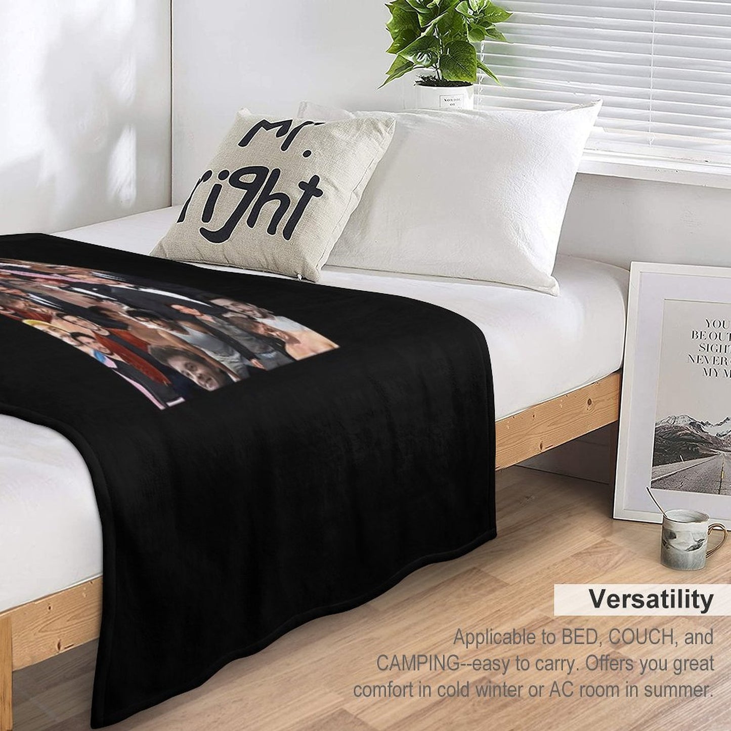 Jonathan Bailey Collage Versatility Throw Blanket
