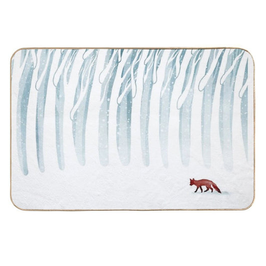 Winter Storm  Repositionable Bath Mat