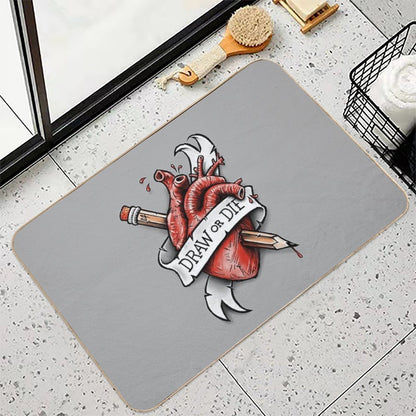 Draw Or Die  Anti-Trip Bath Mat