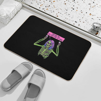 My Eyes Are Up Here  Pet-Safe Bath Mat