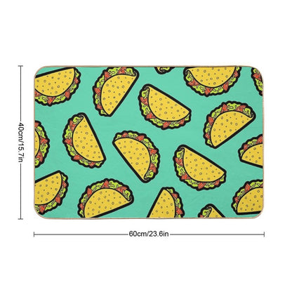 It's Taco Time!  Slip-Resistant Bath Mat