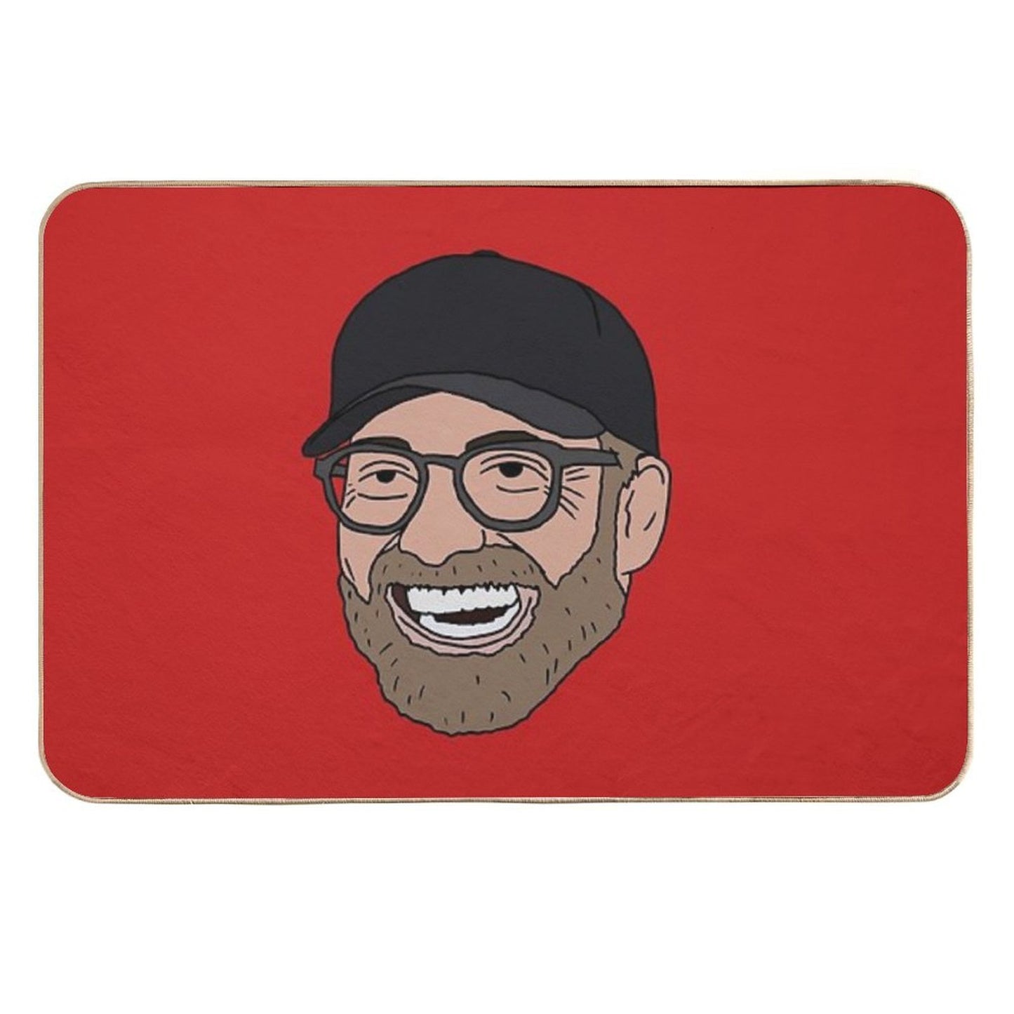 Jurgen Klopp Liverpool’s ‘The Normal One’  Odorless Bath Mat
