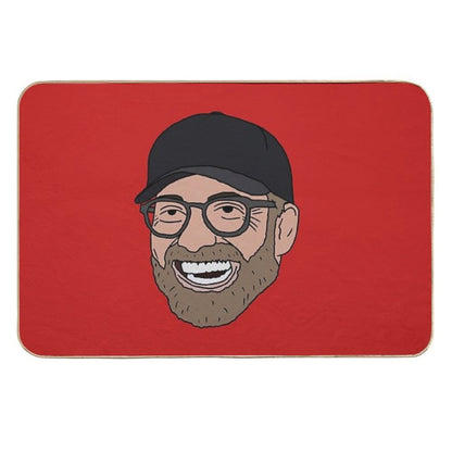 Jurgen Klopp Liverpool’s ‘The Normal One’  Odorless Bath Mat