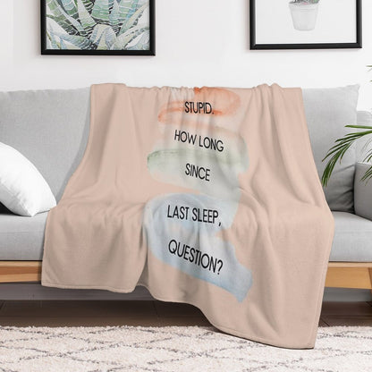 Project Hail Mary - Grumpy Angry Stupid Plush Throw Blanket