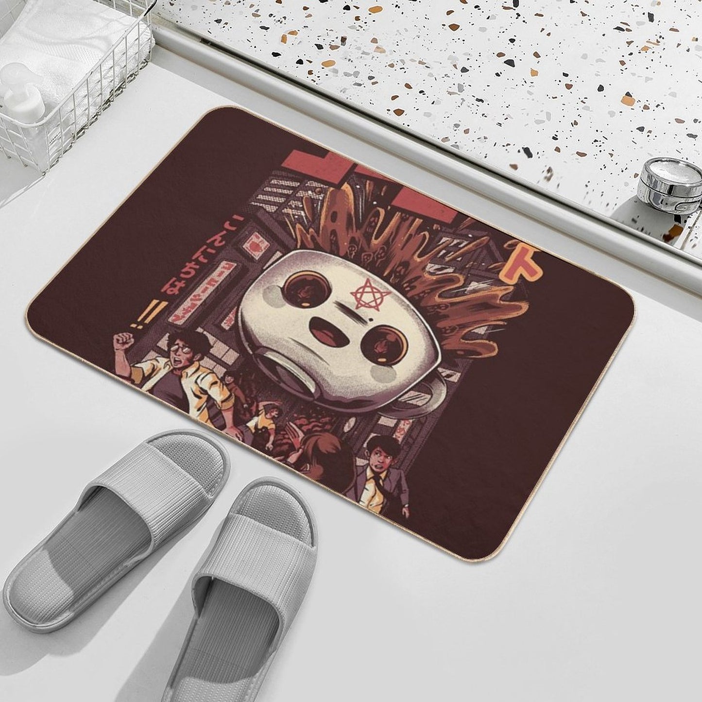 Black Magic Coffee  Stain-Proof Bath Mat