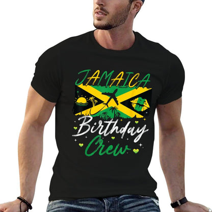 Jamaica Birthday Crew Squad Girls Family Trip 2025 Birthday  Tagless Design T-Shirt
